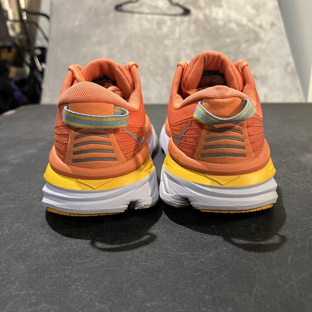 Hoka One One Bondi 7 Running Shoes Womens 8.5 Camellia Sneakers Athletic - Picture 5 of 10